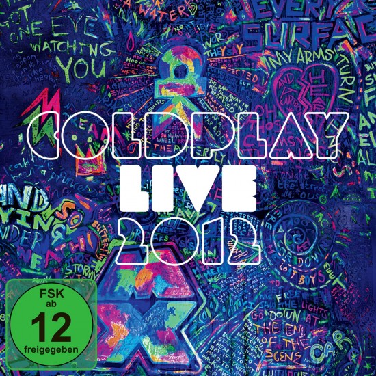 COLDPLAY LIVE 2012 DVD CD