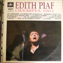 PIAF EDITH A L OLYMPIA 1962 LP