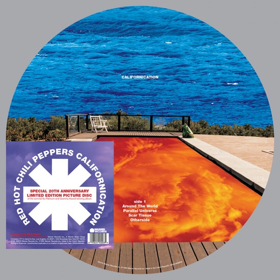 RED HOT CHILI PEPPERS CALIFORNICATION 2LP PICTURE LIMITED