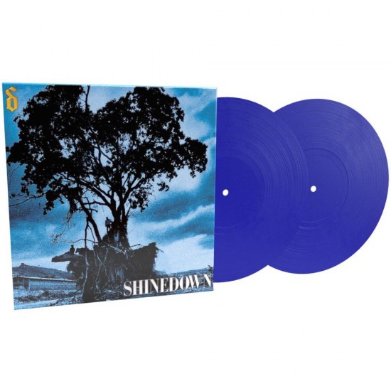 SHINEDOWN LEAVE A WHISPER 2 LP LIMITED BLUE