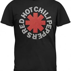 RED HOT CHILI PEPPERS T SHIRT LOGO MALE L