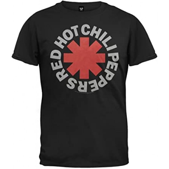 RED HOT CHILI PEPPERS T SHIRT LOGO MALE M