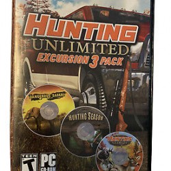 HUNTING UNLIMITED EXCURSION 3 PACK PC CD ROM SOFTWARE