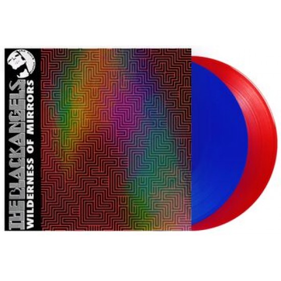 THE BLACK ANGELS WILDERNESS OF MIRRORS 2 LP LIMITED EDITION OPAQUE OCEAN BLUE/ OPAQUE RED VINYL 