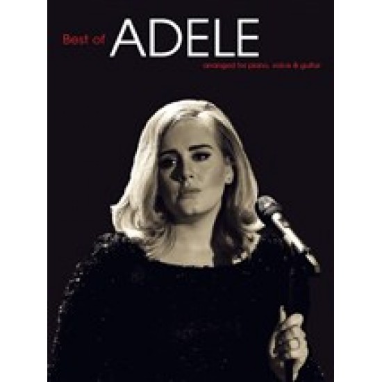 ADELE BEST OF BOOK FOR VOICE AND PIANO