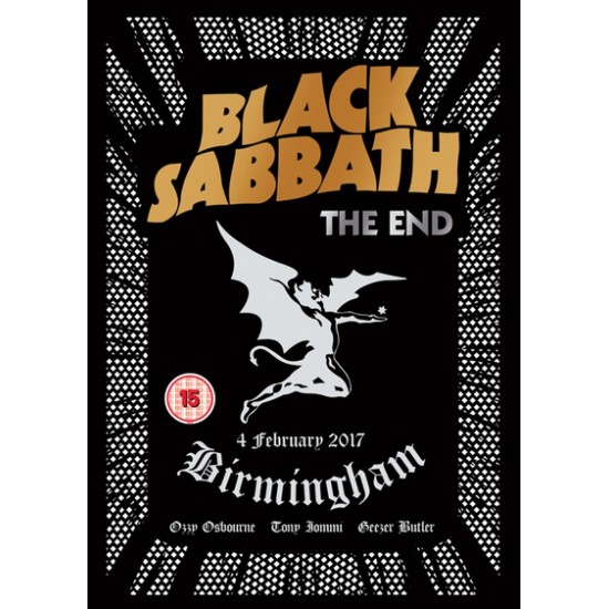 BLACK SABBATH 2017 THE END DVD