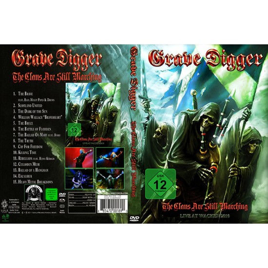 grave digger the clans are still marching live at wacken 2010