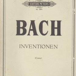 BACH J. S. INVENTIONEN KLAVIER/ PIANO CZERNY