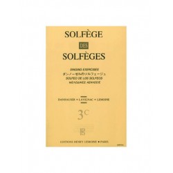 SOLFEGE DES SOLFEGES LEMOINE 3C