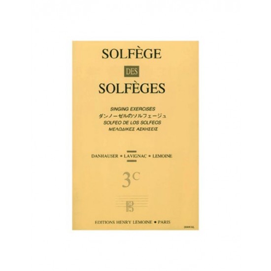 SOLFEGE DES SOLFEGES LEMOINE 3C