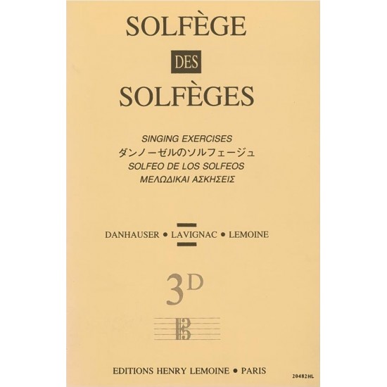 SOLFEGE DES SOLFEGES LEMOINE 3D