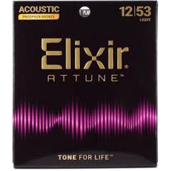 ΧΟΡΔΕΣ ELIXIR SET ΑΚΟΥΣΤΙΚΗΣ ΚΙΘΑΡΑΣ ATTUNE 12 53  LIGHT