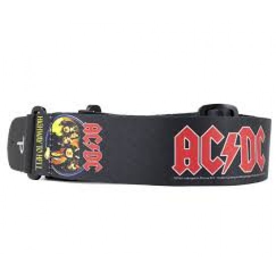ELECTRIC GUITAR / BASS STRAP ELECTRIC GUITAR / BASS AC / DC HIGHWAY TO HELL