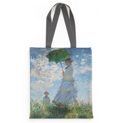 ΤΣΑΝΤΑ ΥΦΑΣΜΑΤΙΝΗ ΣΟΥΕΤ MONET WOMAN WITH A PARASOL
