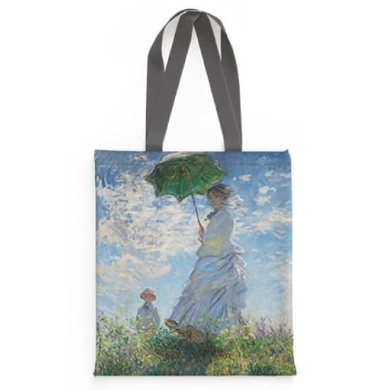 ΤΣΑΝΤΑ ΥΦΑΣΜΑΤΙΝΗ ΣΟΥΕΤ MONET WOMAN WITH A PARASOL