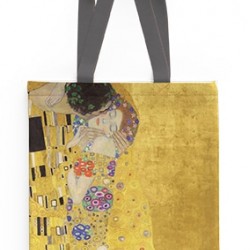 ΤΣΑΝΤΑ ΥΦΑΣΜΑΤΙΝΗ ΣΟΥΕΤ GUSTAV KLIMT THE KISS