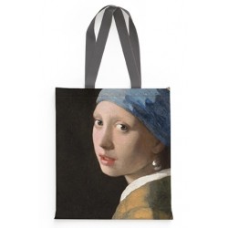 ΤΣΑΝΤΑ ΥΦΑΣΜΑΤΙΝΗ ΣΟΥΕΤ VERMEER GIRL WITH THE PEARL EARRING