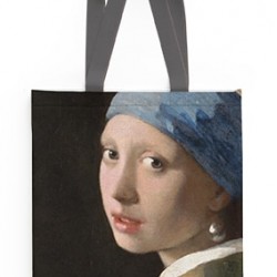 ΤΣΑΝΤΑ ΥΦΑΣΜΑΤΙΝΗ ΣΟΥΕΤ VERMEER GIRL WITH THE PEARL EARRING