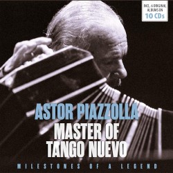 PIAZZOLLA ASTOR MASTER OF TANGO NUEVO 10 CDS MILESTONES OF A LEGEND