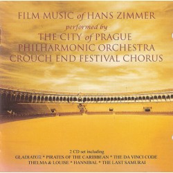 THE CITY OF PRAGUE PHILHARMONIC ORCHESTRA CROUCH END FESTIVAL CHORUS FILM MUSIC OF HANS ZIMMER CD
