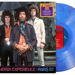 THE  JIMI HENDRIX EXPERIENCE PARIS 1967 12'' BLUE AND RED MIX COLOUR LP RSD 