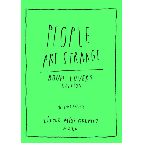 PEOPLE ARE STRANGE BOOK LOVERS EDITION 16 CARD POSTALS LITTLE MISS GRUMPY