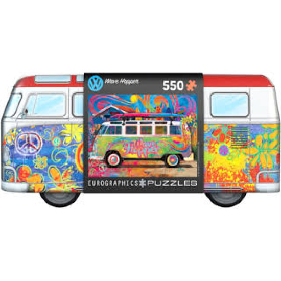 VW BUS TIN WITH PUZZLE 