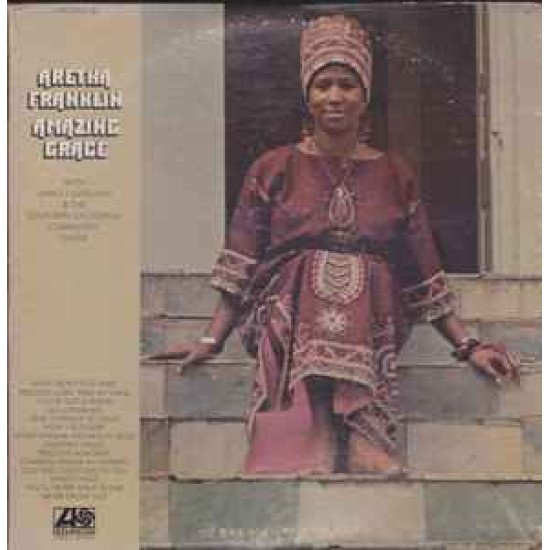 ARETHA FRANKLIN WITH JAMES CLEVELAND & THE SOUTHERN CALIFORNIA COMMUNITY CHOIR AMAZING GRACE 2 LP LIMITED
