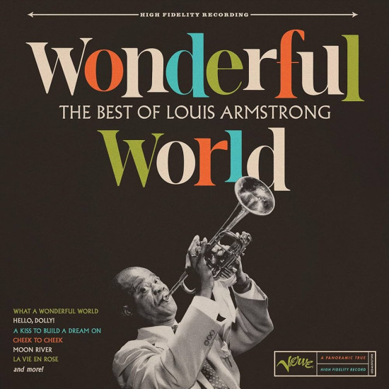 THE BEST OF LOUIS ARMSTRONG WONDERFUL WORLD LP LIMITED
