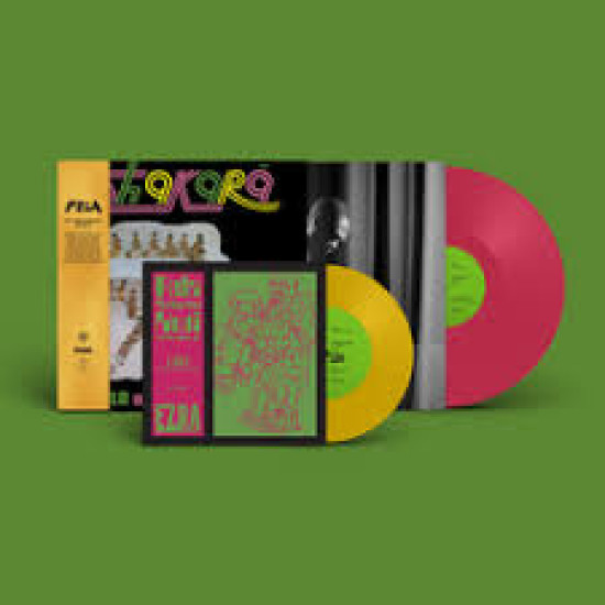 FELA KUTI SHAKARA PRESSED ON PINK VINYL WITH A BONUS YELLOW 7'' FEAT EZRA COLLECTIVE X FELA REMIXES LP LIMITED