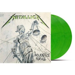 METALLICA ... AND JUSTICE FOR ALL EXCLUSIVE LIMITED EDITION DYERS GREEN COLORED 2 LP LIMITED
