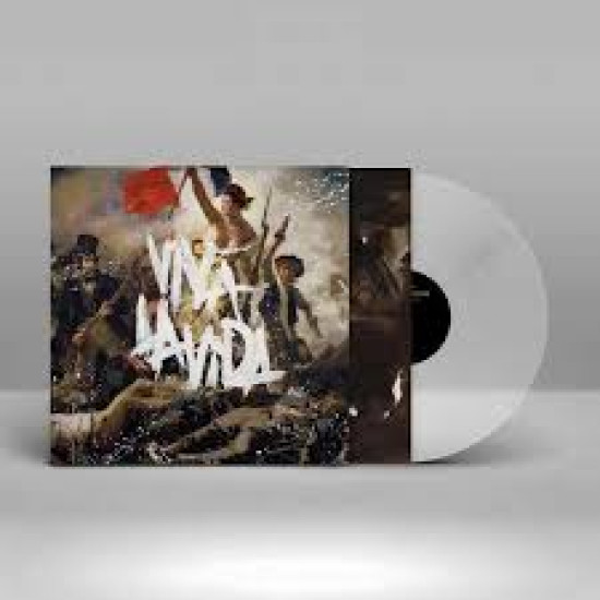 COLDPLAY VIVA LA VIDA or DEATH AND ALL HIS FRIENDS LP LIMITED CLEAR