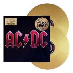 AC DC BLACK ICE 50th ANNIVERSARY EDITION 2 LP LIMITED GOLD
