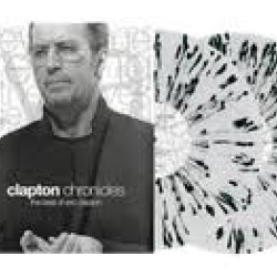 ERIC CLAPTON CHRONICLES THE BEST OF ERIC CLAPTON 2 LP LIMITED BLACK & WHITE SPLATTER VINYL