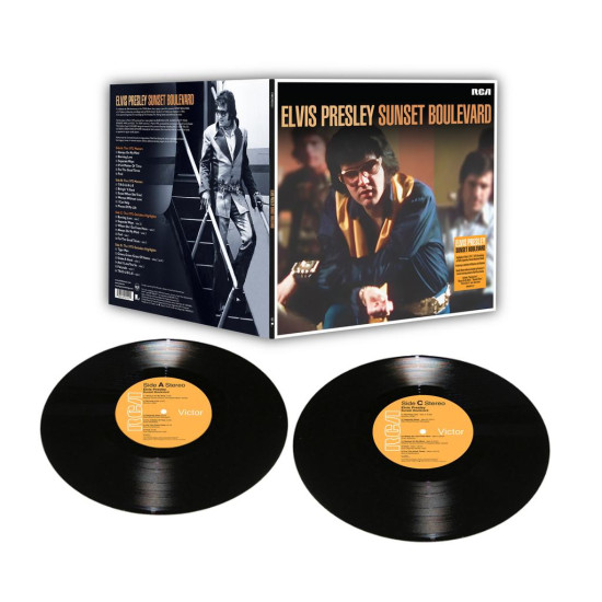 ELVIS PRESLEY SUNSET BOULEVARD 2 LP LIMITED GATEFOLD
