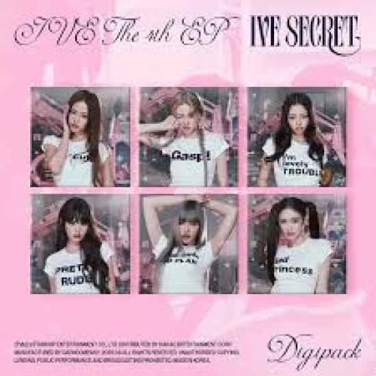 IVE SECRET THE 4TH EP CD LIMITED DIGIPACK K POP