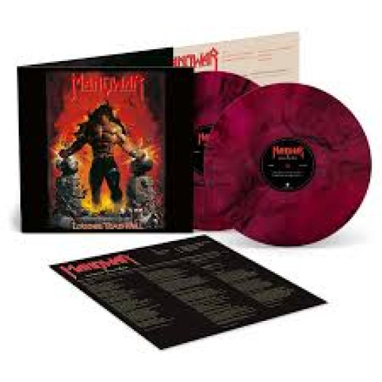 MANOWAR LOUDER THAN HELL 2 LP LIMITED MAGENTA
