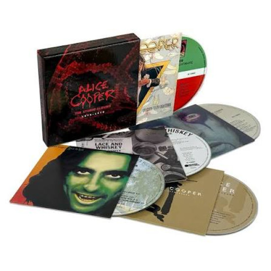 ALICE COOPER THE STUDIO ALBUMS 1975 - 1978  5 CD BOX LIMITED