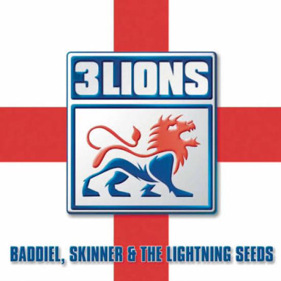 BADDIEL SKINNER & LIGHTNING SEEDS THREE LIONS LP LIMITED COLOURED