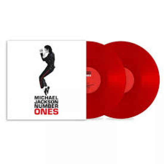 MICHAEL JACKSON NUMBER ONES 2 LP LIMITED RED