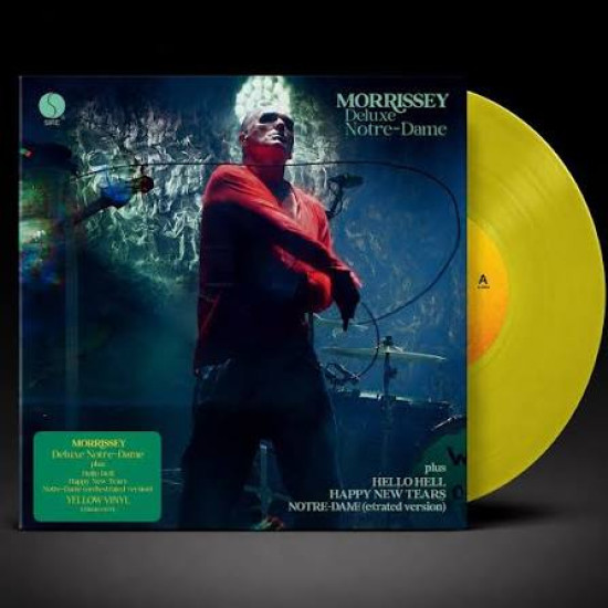 MORRISSEY DELUXE NOTRE-DAME MAXI VINYL LIMITED YELLOW
