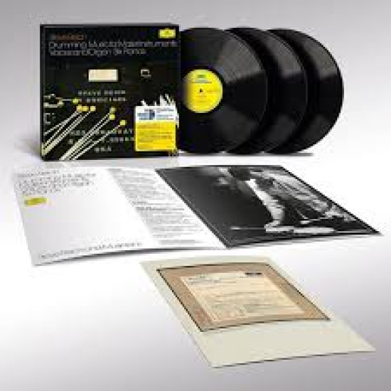 VARIOUS  REICH: DRUMMING , MUSIC FOR MALLET INSTRUMENTS, VOICES AND ORGAN, SIX PIANOS (THE ORIGINAL SOURCE) 3 LP LIMITED