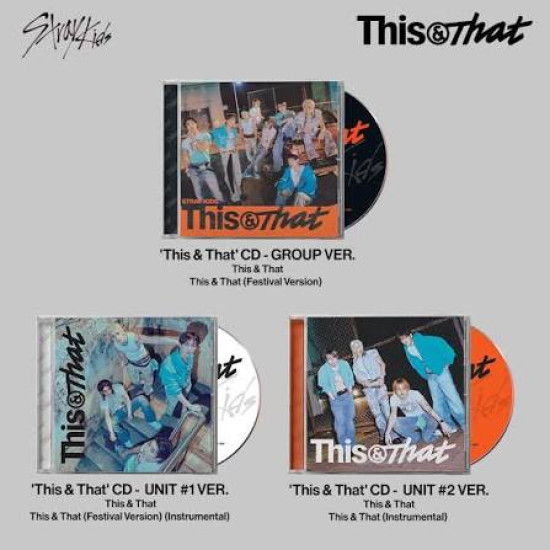 STRAY KIDS  THIS & THAT & VERSION CD LIMITED K POP
