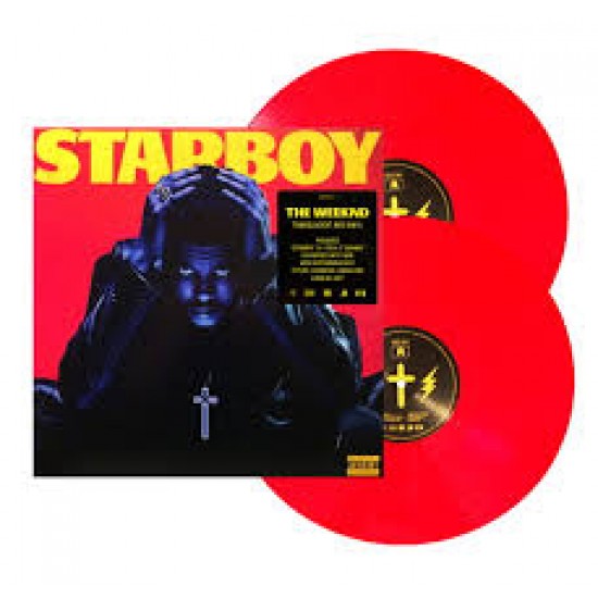 THE WEEKND STARBOY TRANSLUCENT RED VINYL LIMITED