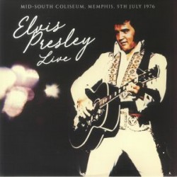 PRESLEY ELVIS LIVE MID SOUTH COLISEUM MEMPHIS 5TH JULY 1976 2 LP VERY LIMITED EDITION COLLECTORS N 302