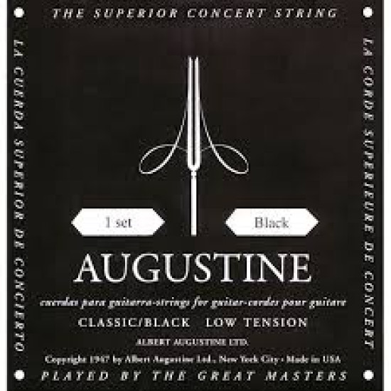 SET ΚΛΑΣΙΚΗΣ ΚΙΘΑΡΑΣ AUGUSTINE BLACK