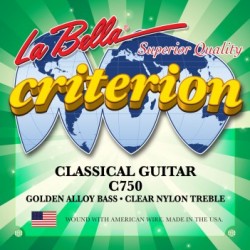 CLASSIC GUITAR STRINGS LA BELLA CRITERION C 750 NYLON TREMBLE