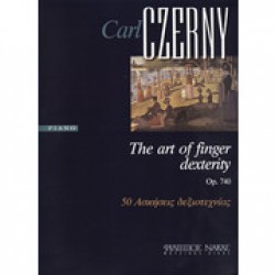 CZERNY Carl opus 740 the art of finger dexterity 50 exercises of dexterity