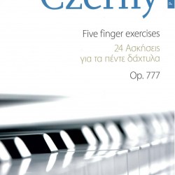 CZERNY CARL OPUS 777 24 EXERCISES FOR THE FIVE FINGERS