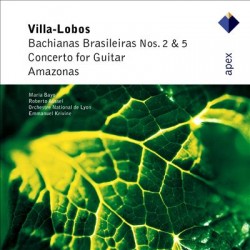 VILLA LOBOS BACHIANAS BRASILEINAS NOS 2 & 5 CONCERTO FOR GUITAR AMAZONAS